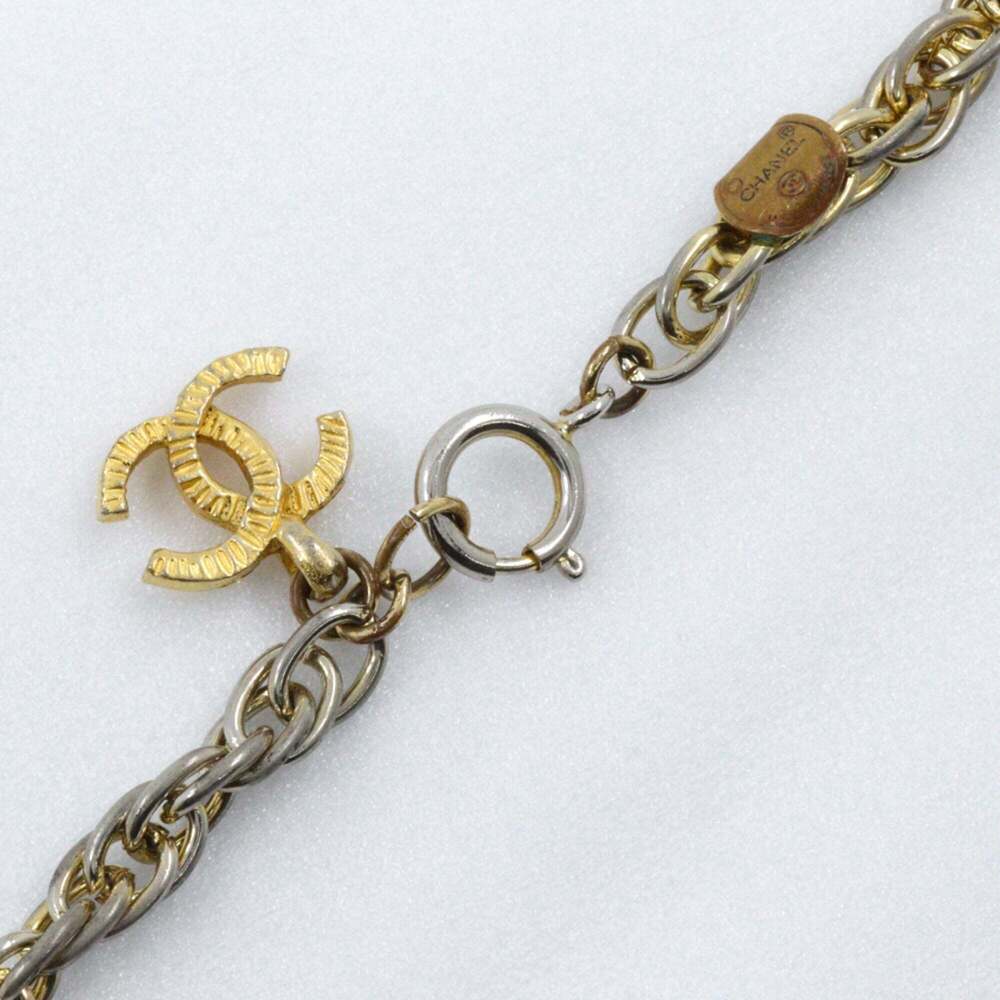 CHANEL Gold Logo Necklace - Picture 5 of 10